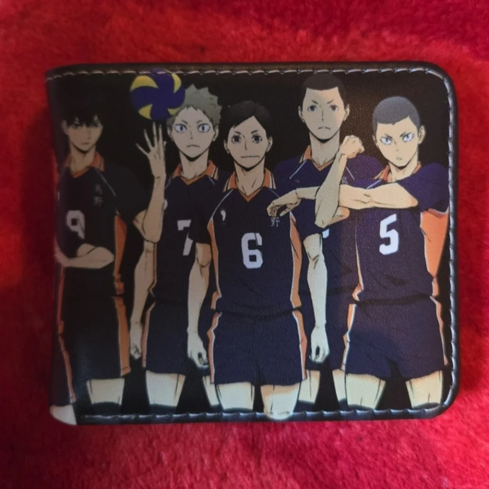 New Haikyu!! Anime Manga Leather Wallet